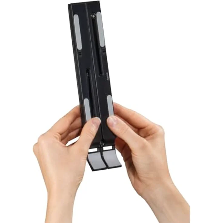 Hama Laptopständer 15.6" Ergonomisch, Faltbar mit Neigungswinkel, Stabil und rutschfest, Ideal für Büro – Bild 3