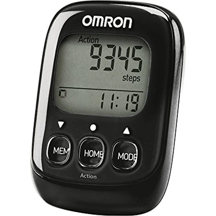 OMRON Schrittzähler Walking Style IV mit präzisem 3D Sensor zur Messung von Schritten, Entfernung, normalen und aeroben Schritten sowie verbrannten Kalorien – Bild 2