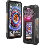 Ulefone Armor 30 Pro, 5G Outdoor Handy mit Dual-Screen, 32GB+512GB/2TB, 6,95" FHD+ 120Hz, 12800mAh, 50MP+64MP Nachtsichtkamera, Android 14, IP68/IP69K zertifiziert