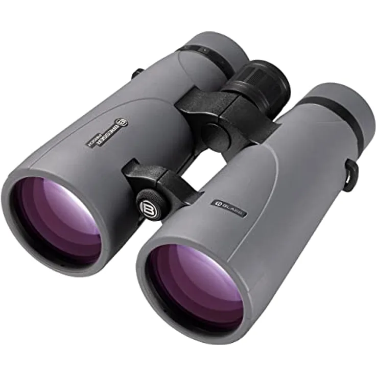 Bresser Fernglas Pirsch ED 15x56 in Schwarz, wasserdicht mit Hochleistungs-ED-Glas, Dielectric- und Phasenvergütung, Twist-up-Augenmuscheln und Argongasfüllung