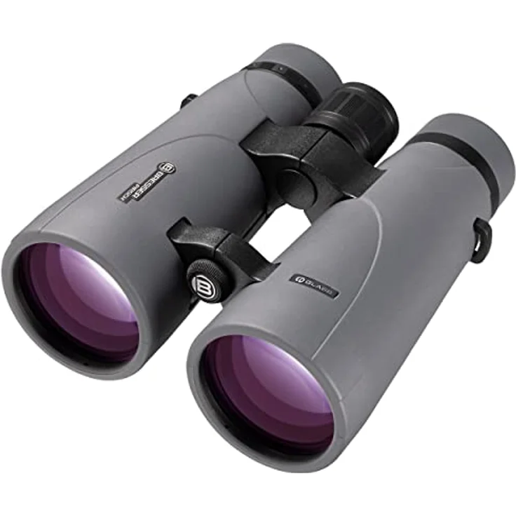 Bresser Fernglas Pirsch ED 15x56 in Schwarz, wasserdicht mit Hochleistungs-ED-Glas, Dielectric- und Phasenvergütung, Twist-up-Augenmuscheln und Argongasfüllung – Bild 1