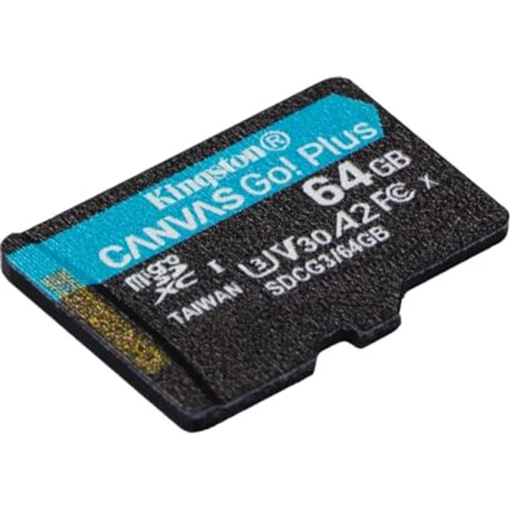 Kingston SDCG3-64GB SP microSD Speicherkarte ( 64GB microSDXC Canvas Go Plus 170R A2 U3 V30 Ohne SD Adapter) – Bild 2