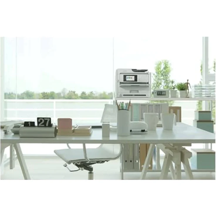 Epson Multifunktionsgerät Workforce Pro WF-M5899DWF, Großformat, langlebig, robust, flexibel - schwarz – Bild 4