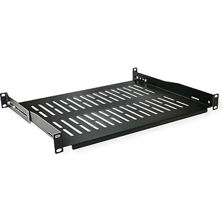 VALUE 19"-Geräteträger, 485 x 350mm, max. 25kg, schwarz