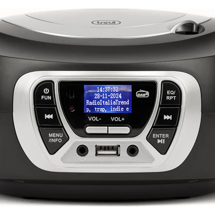 Trevi CMP 510 DAB Stereo tragbar CD BRD Schwarz – Bild 8