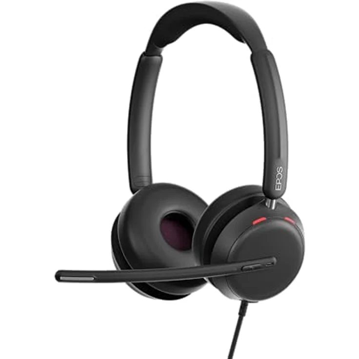 EPOS IMPACT 860 - Hochleistungsfähiges beidseitiges Headset für gesteigerte Produktivität im offenen Büro, hervorragende Klangqualität, USB-C-Konnektivität – Bild 1