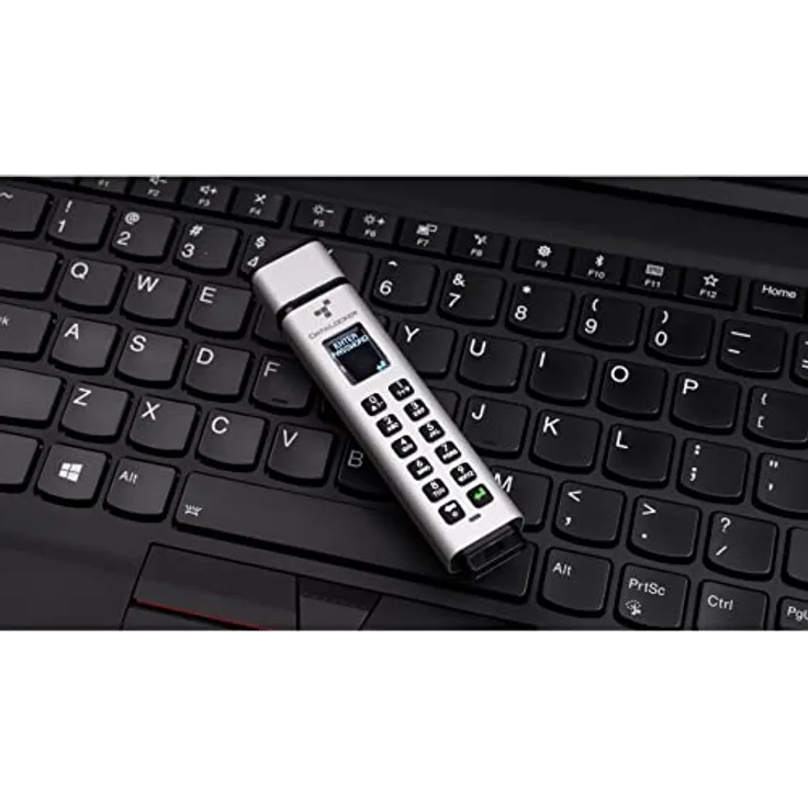 DataLocker Sentry K350 USB 3.0 16GB USB Stick microSATA SSD mit AES-256bit Hardware-Verschlüsselung, OLED Display und Keypad, FIPS 140-2 Level 3 Zertifiziert, DSGVO / GDPR konform, SK350-016-FE