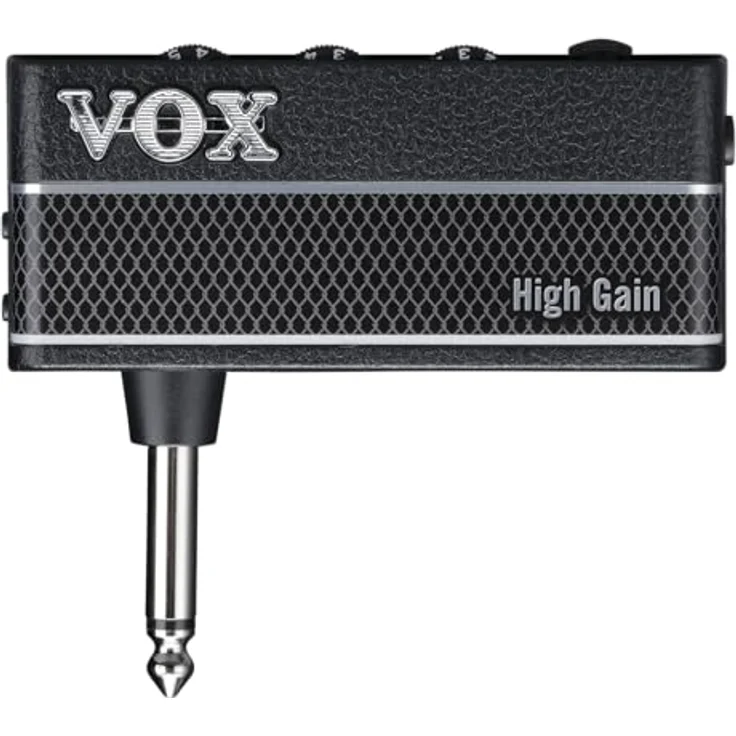 Vox amPlug3 High Gain, Kopfhörerverstärker mit vielseitigen Verstärkeroptionen, schwarz – Bild 1