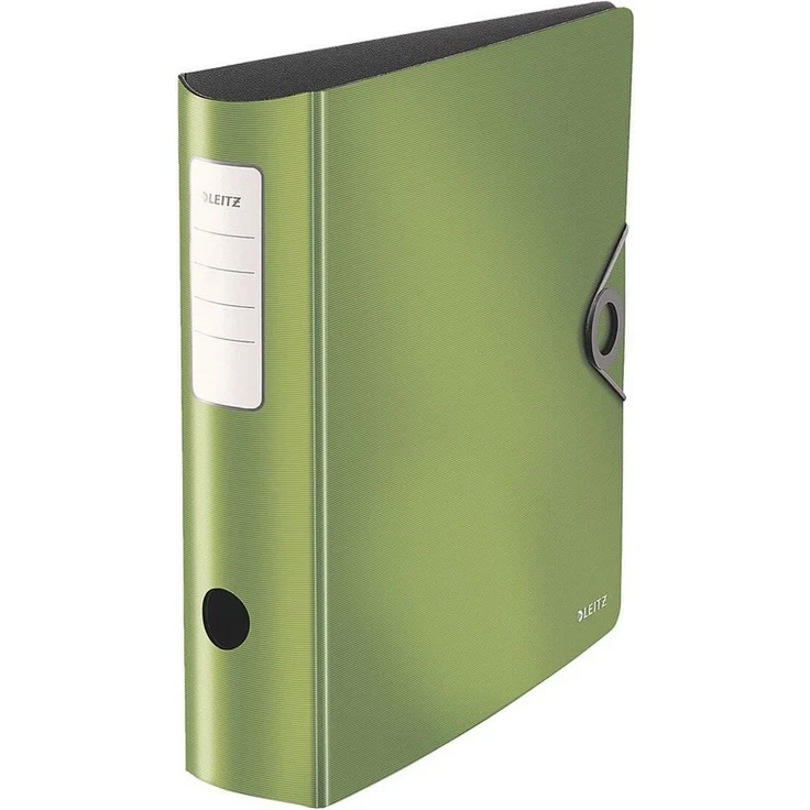LEITZ Aktenordner 180° Active Solid 1047, Ordner breit, aufgeklebtes Rückenschild, DIN A4, wasser- und schmutzabweisend, Polyfoam, blau – Bild 1