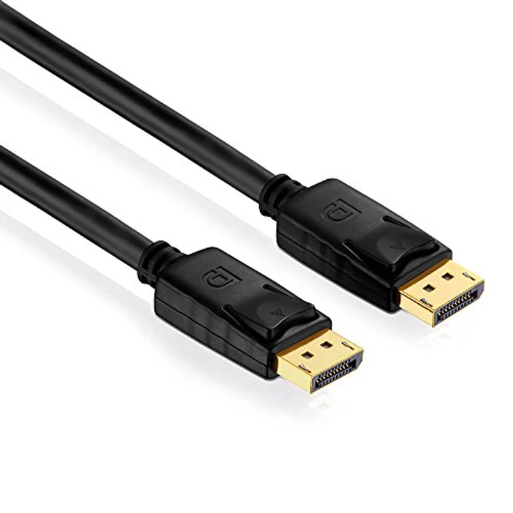 PureLink PI5000-075 DisplayPort Verbindungskabel (4K UltraHD (2160p), Ethernet), DisplayPort Stecker (20pin) auf DisplayPort Stecker (20pin), zertifiziert, 7,50m, schwarz – Bild 2