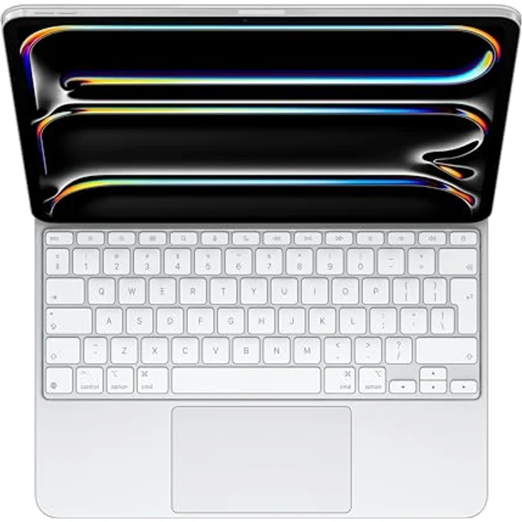 Apple iPad Magic Keyboard Case für 11'' iPad Pro (M4), integriertes Trackpad, beleuchtete Tasten, passendes USB-C-Laden, Weiß – Bild 4