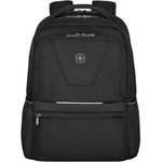 WENGER XE Resist Laptop-Rucksack mit Tabletfach, Notebook bis 16 Zoll, Organizer, 23 l, Damen Herren, Büro Business-Reisen Uni, Schwarz, Nachhaltig, 612737