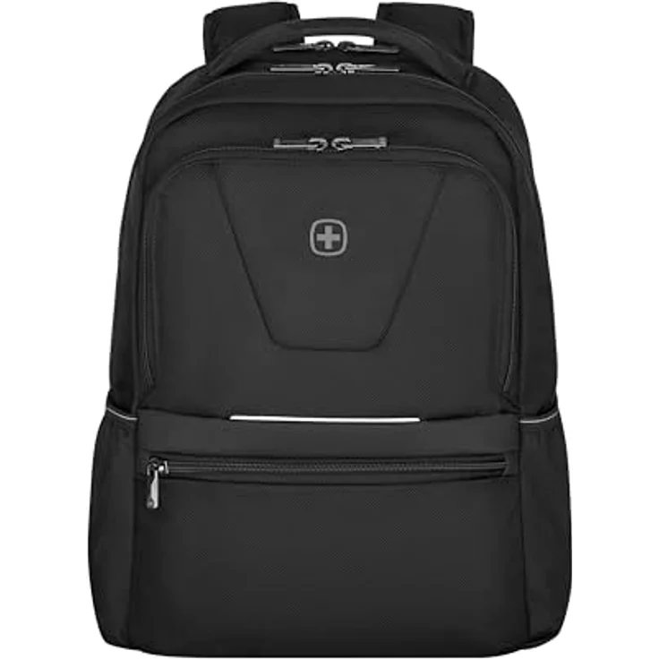 WENGER XE Resist Laptop-Rucksack mit Tabletfach, Notebook bis 16 Zoll, Organizer, 23 l, Damen Herren, Büro Business-Reisen Uni, Schwarz, Nachhaltig, 612737 – Bild 1
