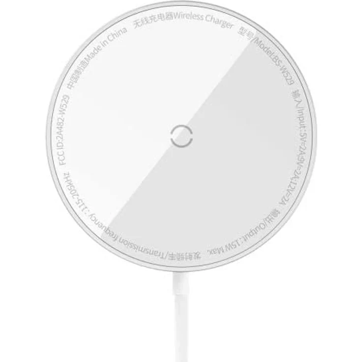 Baseus Wireless Charger Magnetic Simple Mini3, 15 W Silver (CCJJ040012) – Bild 5