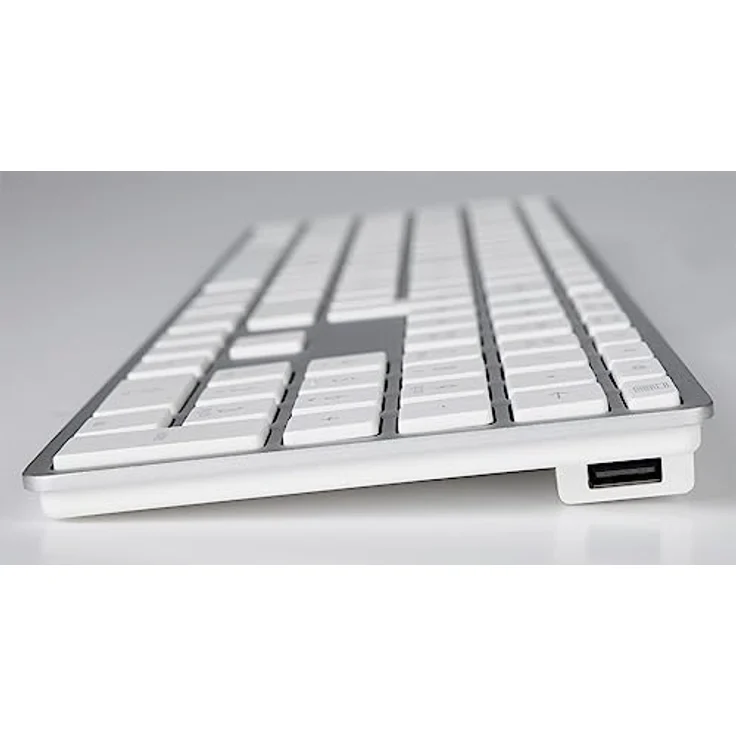 LMP USB Keyboard 110 Keys Wired USB Keyboard with 2X USB and Aluminum Upper Cover - Italian QWERTY – Bild 5