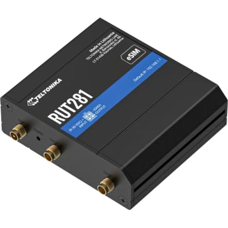 Teltonika RUT281, Compact Global LTE CAT 4 Router, WLAN-Router N Standard 802.11n, 1-Port-Switch, 2,4 GHz, montierbar – Bild 3
