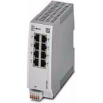 Phoenix Contact 2702882 Netzwerk-Switch Fast Ethernet (10/100) (8 Ports), Netzwerk Switch in Polycarbonat-Gehäuse, IP20, 24V DC Input