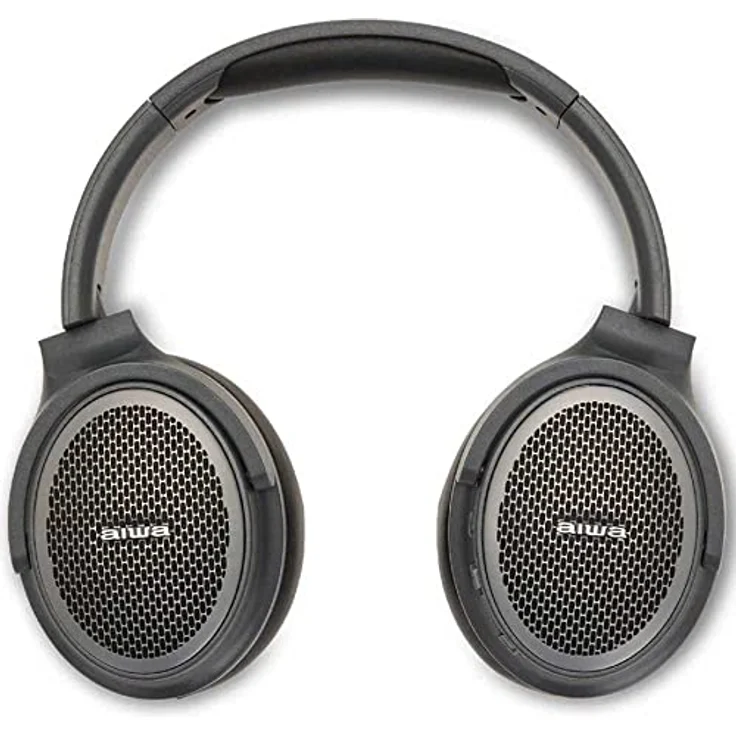 Aiwa HST-250BT/TN, Over-Ear Kopfhörer mit Bluetooth 5.0, 20-20000 Hz, Mikrofon und AUX-Eingang, schwarz – Bild 4