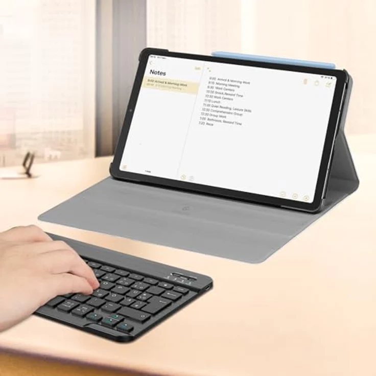 Fintie Tablet-Hülle mit Tastatur für Samsung Galaxy Tab S6 Lite 10,4 Zoll 2024/2022/2020, Magnetisch Abnehmbarer Bluetooth Tastatur, Deutsches Layout – Bild 6