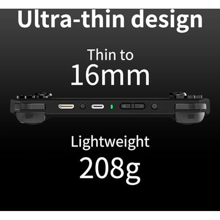 Astarama RG40XX H Handheld-Spielekonsole, Retro-Spielekonsole mit RGB-Joystick-Beleuchtung, 4 "IPS-Bildschirm, Linux, 64G TF-Karte, 5571 Spiele, WiFi Bluetooth (schwarz, 64G) – Bild 5