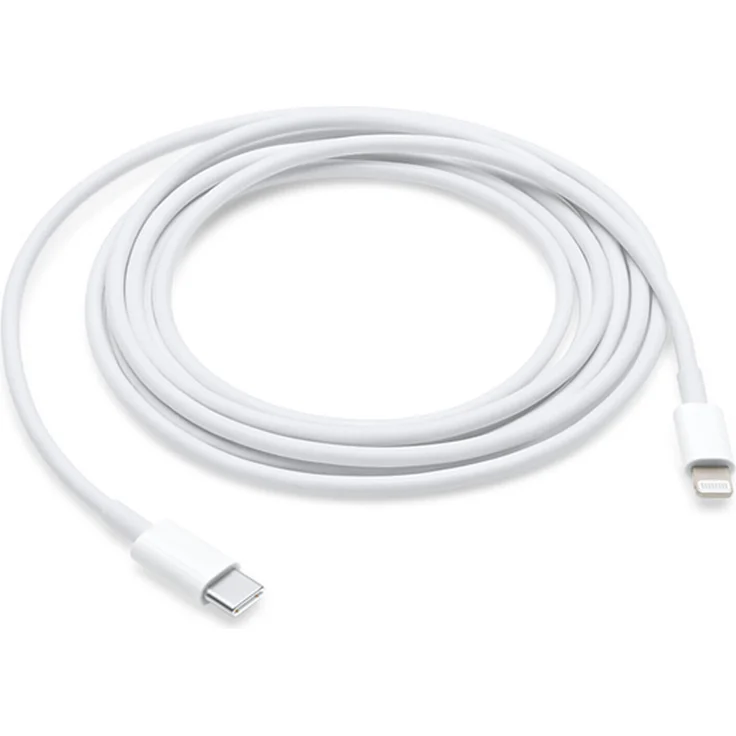 Apple MKQ42ZM/A Lightning auf USB-C Kabel, 2 m, Ladekabel/Datenkabel, weiß – Bild 2