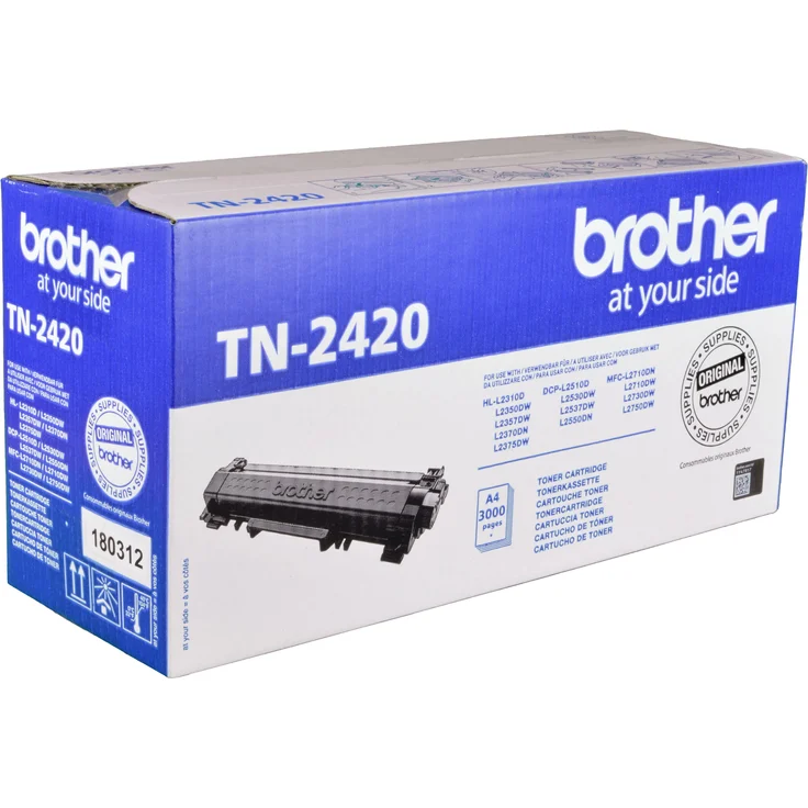 Brother TN-2420, Toner für klare und professionelle Druckergebnisse, schwarz