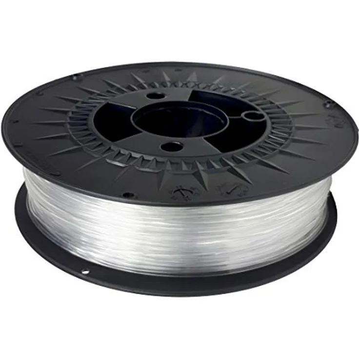 NuNus PETG Filament 1,75mm, Transparente Premium Qualität, Lebensmittelecht, Made in Europe, geeignet für 3D Drucker und 3D Stift