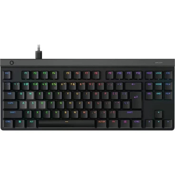 Logitech G G515 RAPID TKL, Low Profile Gaming Tastatur mit mechanischen braunen Switches und RGB-Beleuchtung, Schwarz
