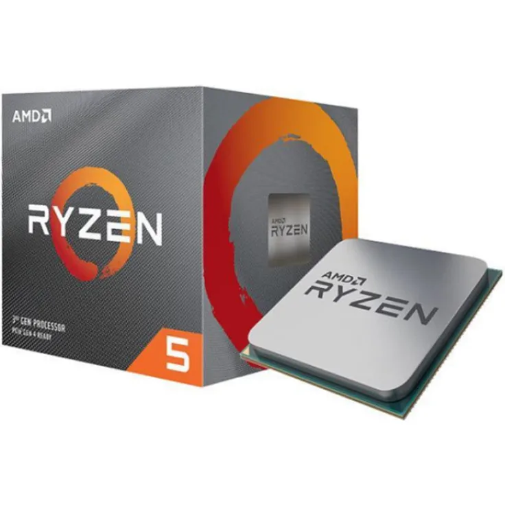 AMD Ryzen 5 5600X, 6-Kern Prozessor mit 3,7 GHz Basistakt, ohne Kühlkörper