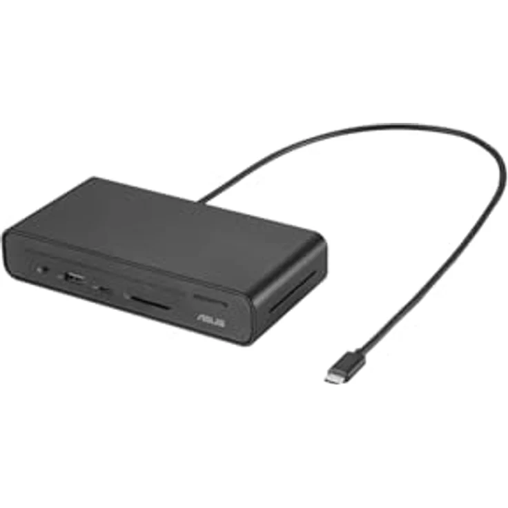 ASUS DC300 Dockingstation, Laptop-Dockingstation mit USB-C Alt Mode oder Thunderbolt Anschluss, Schwarz – Bild 4