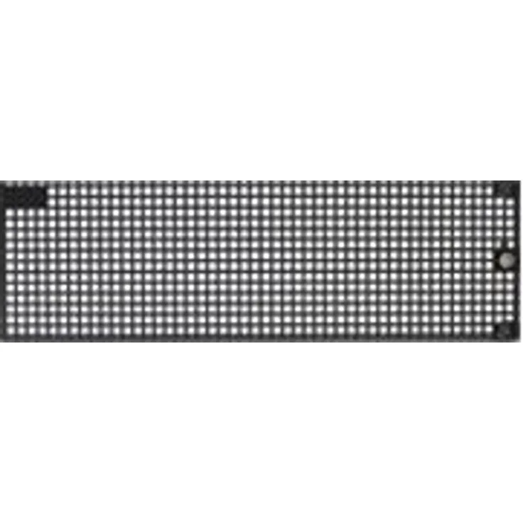 Inter-Tech 88887141 IPC Frontgitter 3U Schwarz, abschließbar