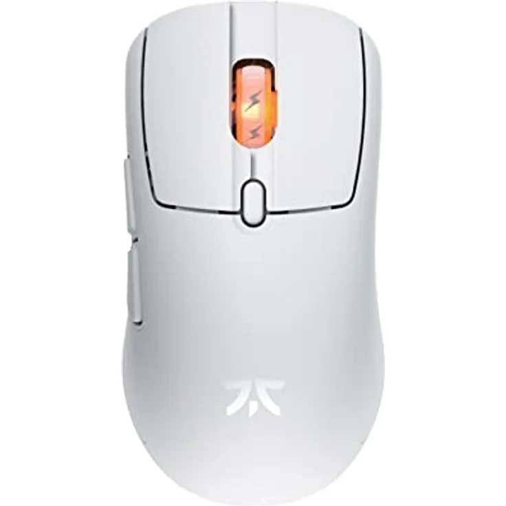 Fnatic BOLT Weiße Kabellose Gaming Maus – Pixart 3370 Sensor, 69g, WiFi & Bluetooth, Akkulaufzeit 110–210 h, USB-C-Aufladung, Kailh GM 8.0-Schalter, 4 Profile & DPI-Stufen, reine PTFE-Skates (Windows) – Bild 1