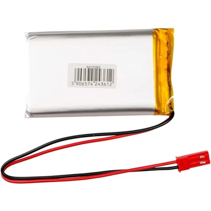 Akyga LP903759, LiPo Akku 3.7V 2200 mAh mit PCM-Schutz und JST-Stecker – Bild 2