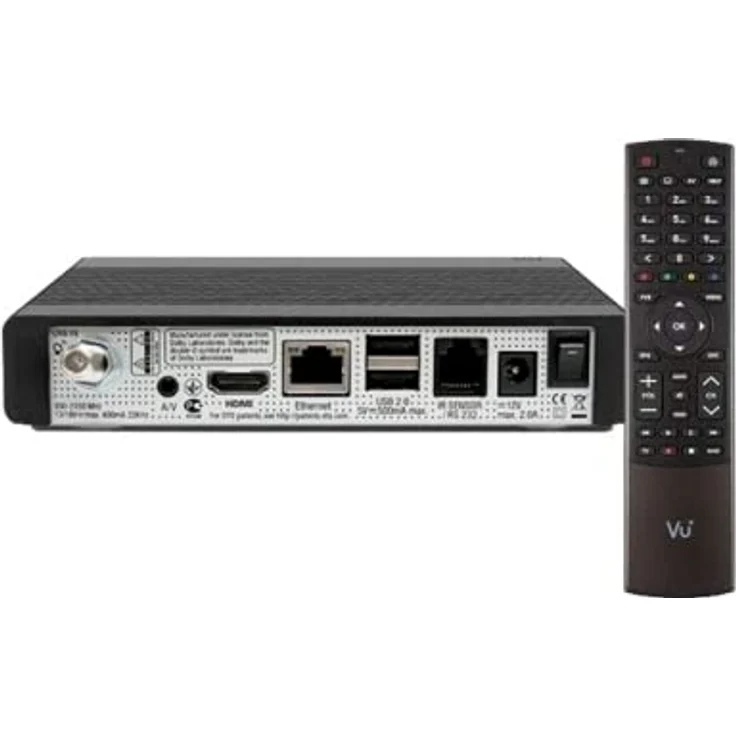 Vu+ Zero Revision2 H.265 Satelliten-Receiver (Rev2: Neue verbesserte Version), Linux Enigma2 Sat Receiver mit Codec H265, DVB-S2-Tuner, 256 MB Flash, 512 MB DDR3 DRAM, Smartcard-Reader (Xcrypt) Kartenleser – Bild 2