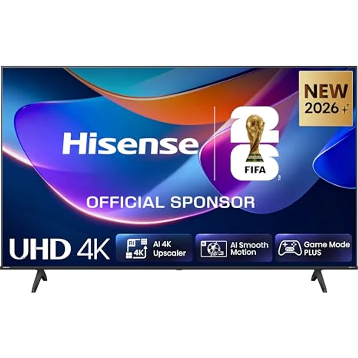 Hisense 58E6DS, UHD Smart TV 4K, 58 Zoll (147,3 cm), 3840 x 2160 Pixel, LED, WLAN, Schwarz – Bild 1