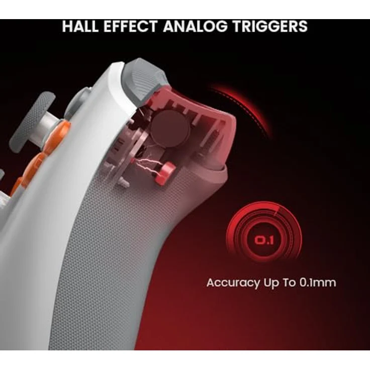 GameSir T7 Kabelcontroller Joystick – Ergonomisches Design, Plug-and-Play, kompatibel mit Xbox One S, Xbox Series X und Windows 10/11, Weiß – Bild 3