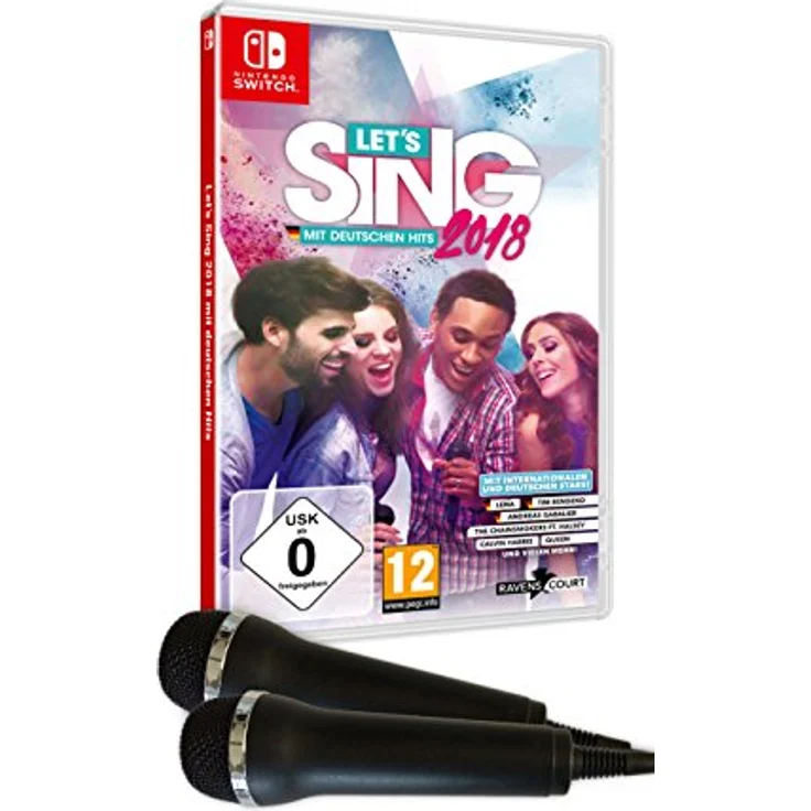 Let's Sing 2018 - Mit Deutschen Hits! + 2 Mikrofone (Switch) – Bild 2