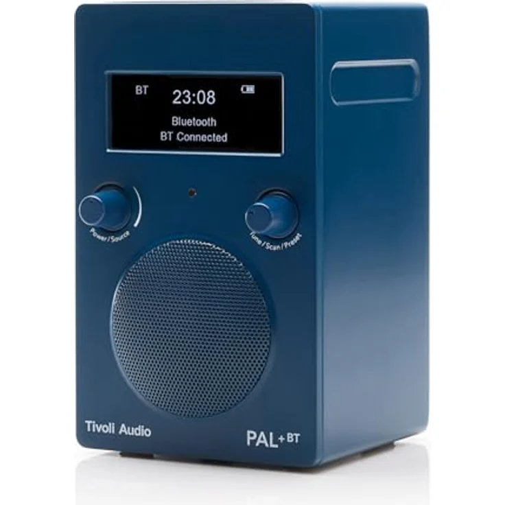 Tivoli Audio PAL+ BT (Gen 3), Tragbares FM-Radio mit Bluetooth 5.0, DAB/DAB+/DMB/UKW-Tuner, USB-C, Blau – Bild 4