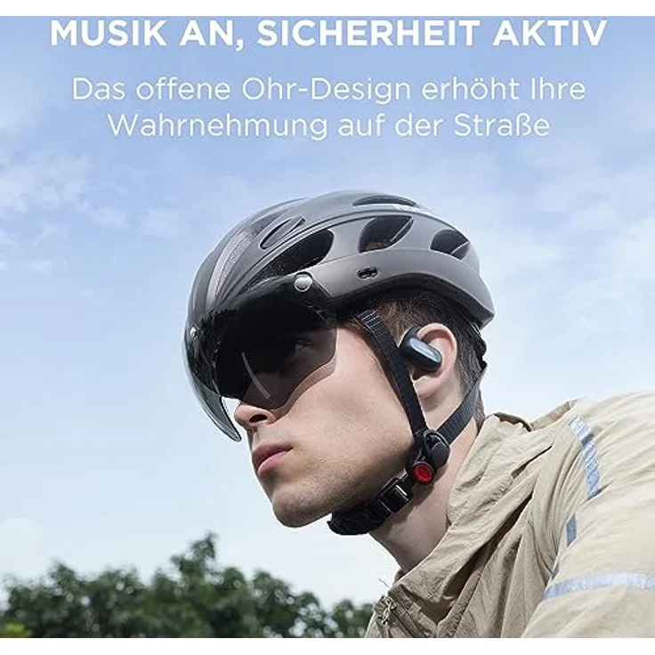 1MORE Fit SE S30 Open Ear Kopfhörer, 5.3 Bluetooth Kabellose Headphones mit 4 mikrofon, Earbuds mit Ohrbügeln, 30 Std. Spielzeit, ENC Anruf Noise Cancelling, IPX5, Ohrhörer für Büroarbeit/Sports – Bild 3