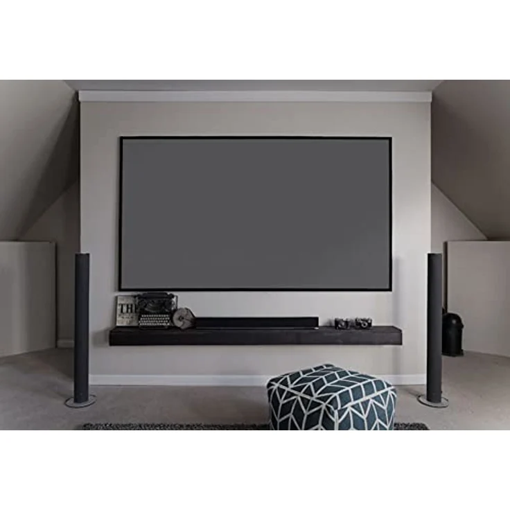 ELITE SCREENS AEON CLR geeignet für: Ultra Short Throw (UST) Projektoren / 16:9 Format/Leinwandmaterial CLR/Heimkino-Projektionswand für Ultrakurzdistanz Beamer (Bildgröße: 222 X 125 (100")) - Preisvergleich – Bild 2