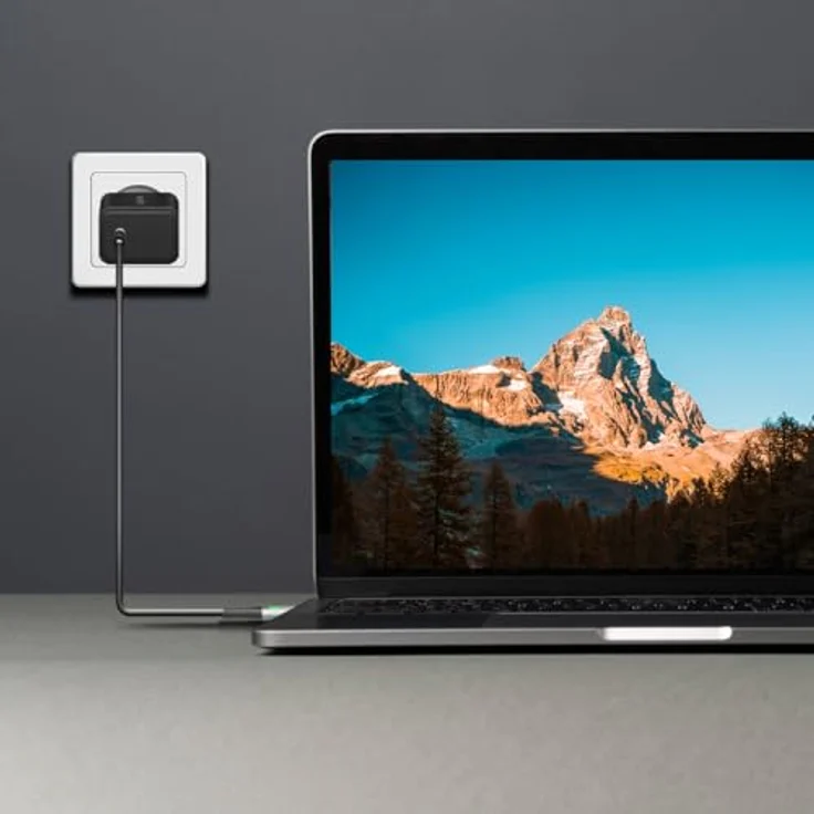 LogiLink CU0443 USB3.2 Kabel USB-C M/USB-C M, 240W Power Delivery, 4K 60Hz, 1,5m, schwarz, mit LED-Anzeige und Metallsteckern – Bild 2