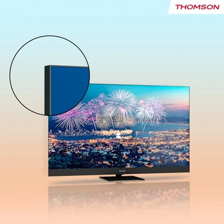 THOMSON QLEDTV 55", 139cm UHD, 60Hz, Google TV, HDR, Triple-Tuner, Schwarz – Bild 5