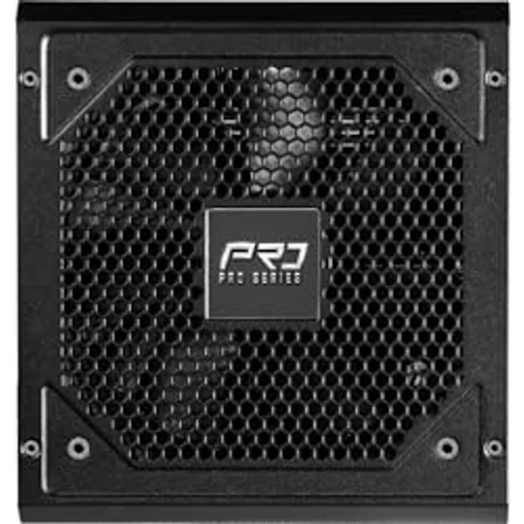 AsRock Pro Series PRO-650G, 650W ATX Netzteil mit 80 PLUS Gold-Zertifizierung, Schwarz, geräuscharmer 120 mm Lüfter, fixes Kabelmanagement – Bild 2