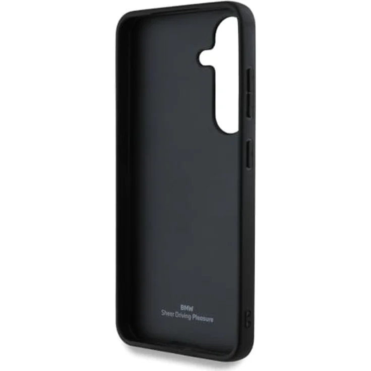 BMW Handyhülle Galaxy S25, Echtleder schwarz mit Metall-Logo, 6,2 Zoll, Stoßfest, passgenau – Bild 7