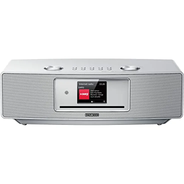KENWOOD CR-ST700SCD-S - Smart Radio HiFi System mit WLAN, DAB+, Internetradio, CD/USB, Bluetooth Audiostreaming & Farbdisplay