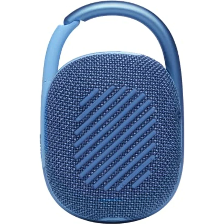 JBL Clip 4 Eco Bluetooth Lautsprecher aus recyceltem Material in Blau – Wasserdichte, tragbare Musikbox mit praktischem Karabiner – Bis zu 10 Stunden kabelloses Musik Streaming – Bild 3