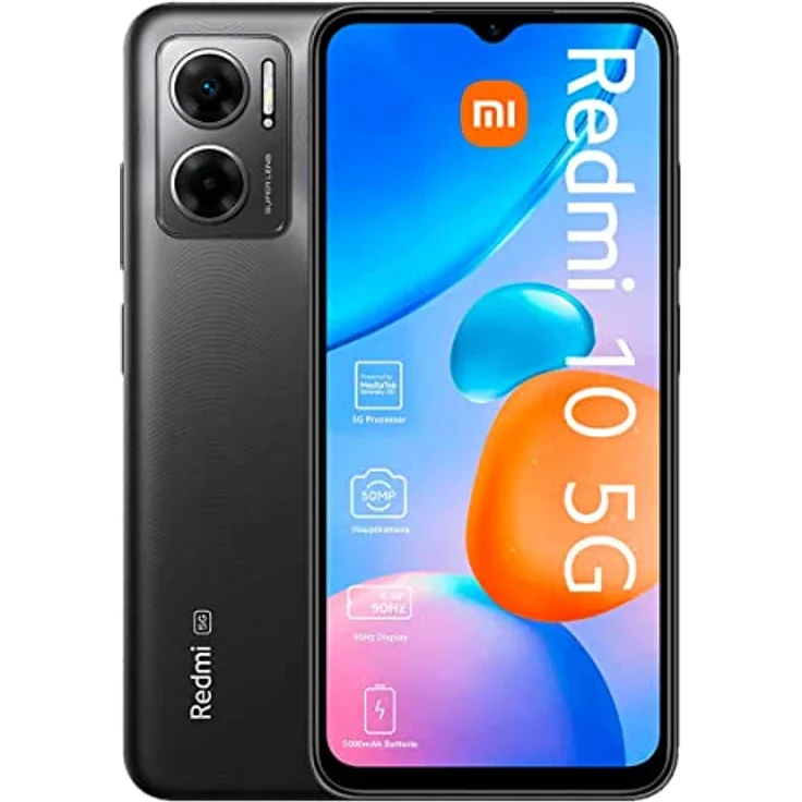 Xiaomi Redmi 10 5G 4GB/128GB Grau (Graphite Gray) Dual-SIM – Bild 1