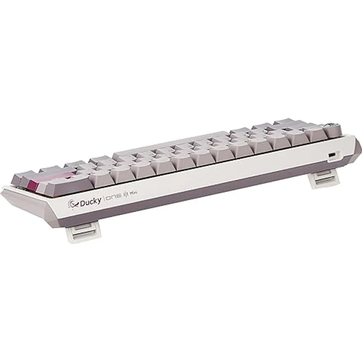 Ducky One 3 Mist Grey Mini Gaming Tastatur, RGB LED - MX-Blue (US) – Bild 3