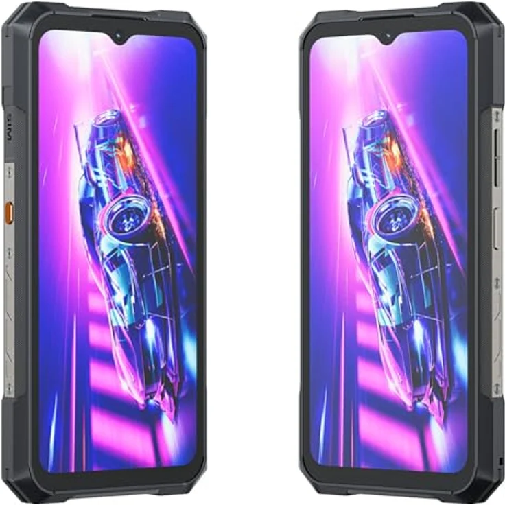 CUBOT Kingkong X - Smartphone mit 6,58" FHD+, 16GB RAM, 256GB ROM, 100 MP Triple-Kamera + 5 MP Makro, 10200mAh Akku, Android 14, MediaTek Dimensity 7050 Prozessor, Schwarz – Bild 3