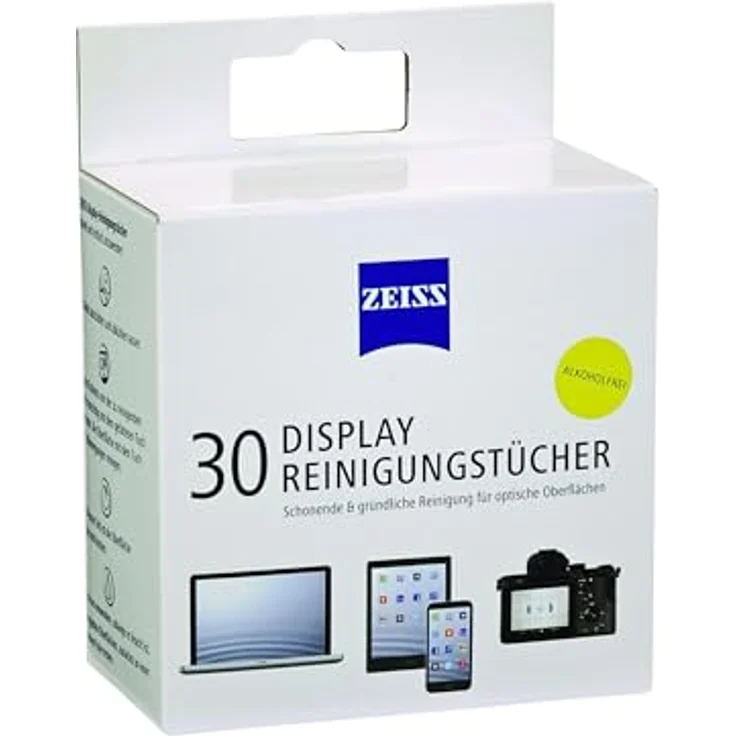 Carl Zeiss Display Reinigungstücher, 30 Stück neutral – Bild 2
